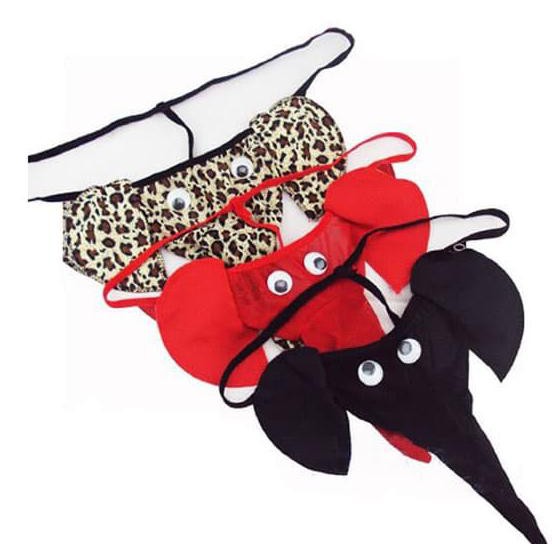 BEST SELLER SEXY LINGERIE THONG PRIA MODEL GAJAH ELEPHANT P14 GSTRING CD BELALAI