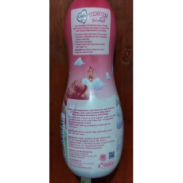 Cussons Kids Hair &amp; Body Cologne 100 ML / Vitamin Kulit &amp; Rambut Anak / Minyak Argan / Vitamin E / Melembangkan dan Melembutkan