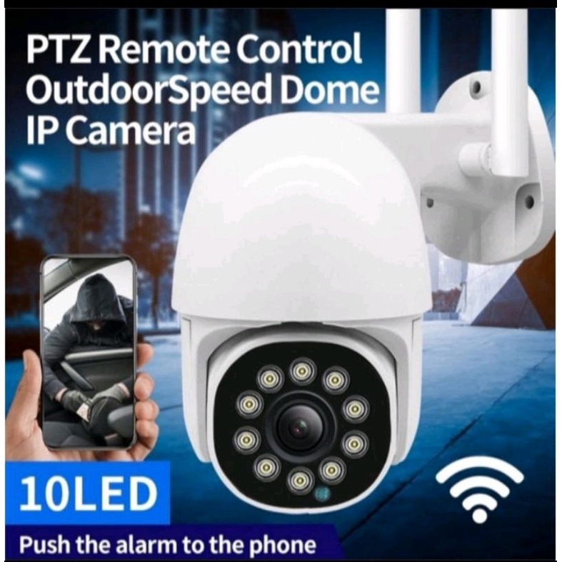 IP Camera CCTV Outdoor 1080P PTZ Speed Dome Wireless Colorvu
