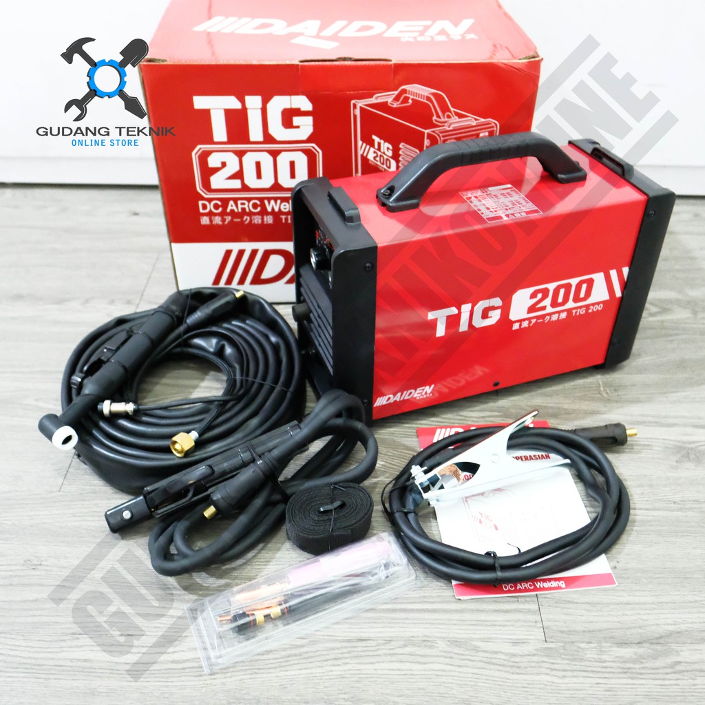 Daiden Tig 200 / Mesin Las Argon DAIDEN TIG200 PULSE / Trafo Las Argon DAIDEN TIGI TIG-200 PULSE