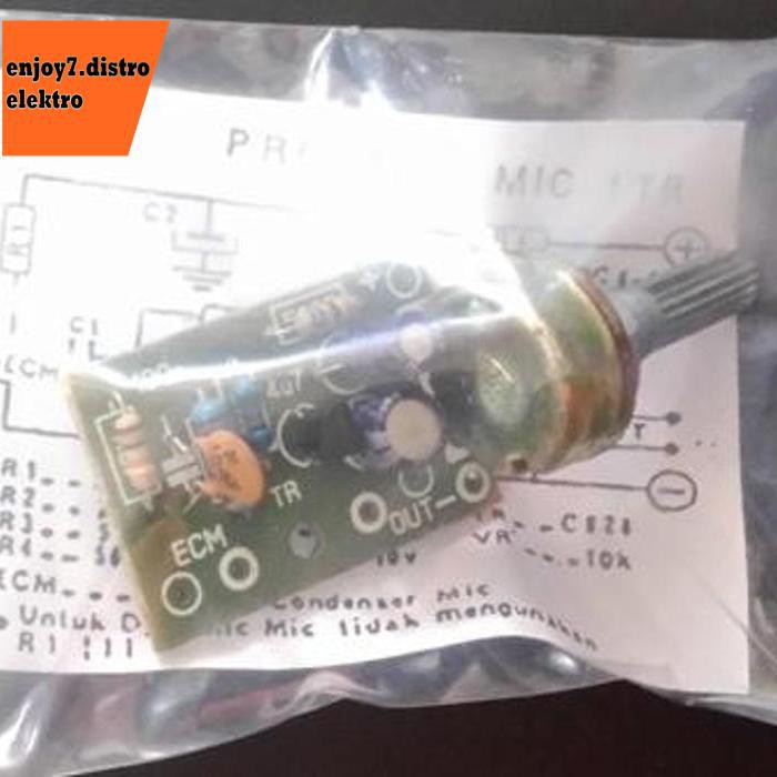 Kit Preamp Mic 1Tr Dengan Potensio Sudah Di Solder Bishele88 Ayo Beli