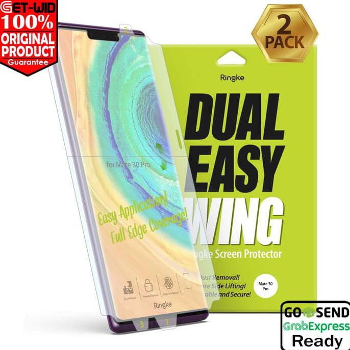Screen Guard Huawei Mate 30 Pro Lite Ringke Dual Easy Wing Anti Gores - Mate 30 Handphone & Tablet |