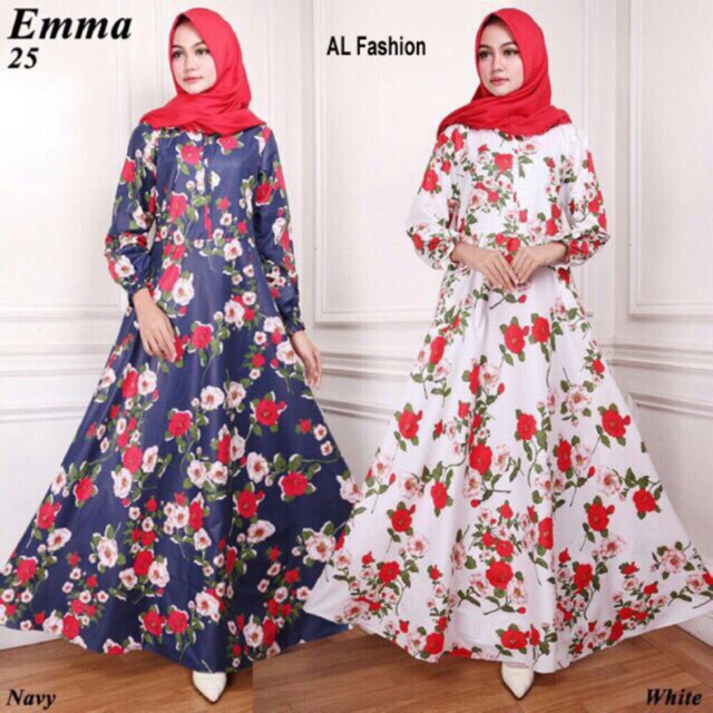AB Agen Baju Official Shop - maxi emma gamis syari busana 