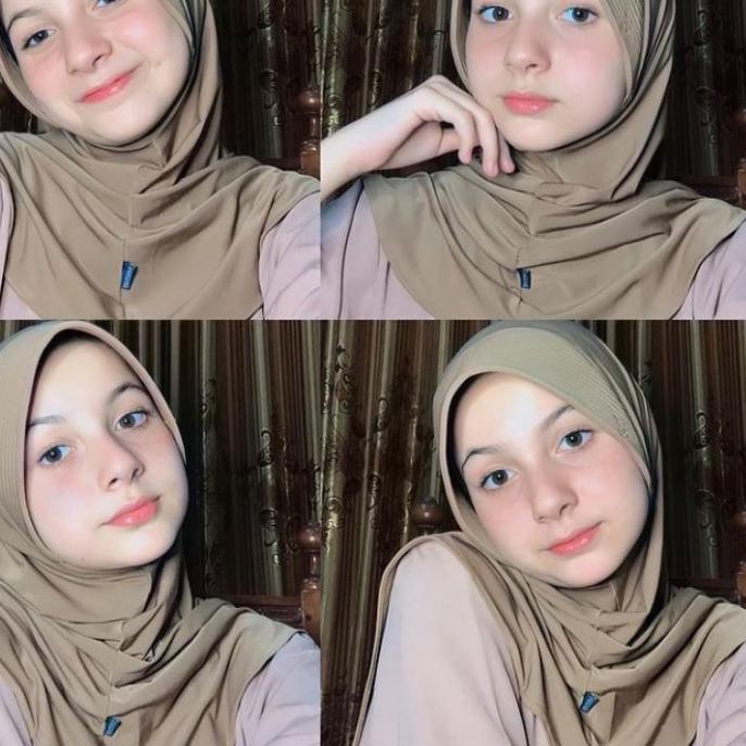 BERGO HAMIDAH PET BORDIR HIJAB OVAL INSTAN JERSEY(MENUTUP DADA)