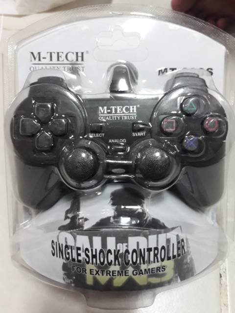 Stick stik PS Single Hitam M-tech Gamepad - USB