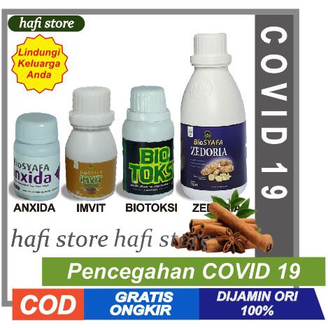 PAKET COVID BIOSYAFA HERBAL KESEHATAN SUPLEMEN DAYA TAHAN TUBUH