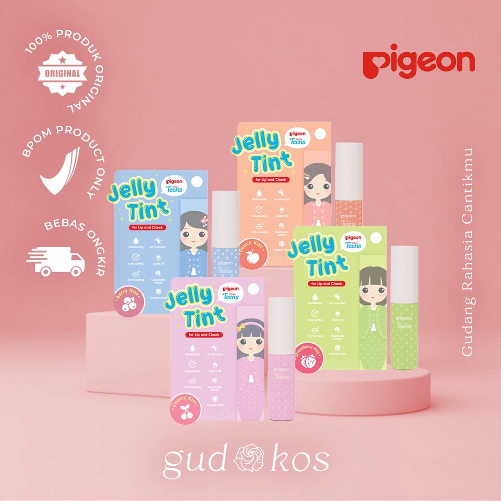 PIGEON Teens Jelly Tint / Lip Tint Glossy / Lip Moisturizer Pelembab Bibir