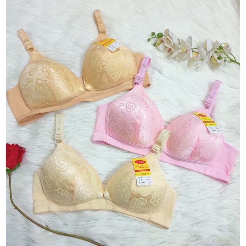 WEN LI  -  Bra BH MENYUSUI Tanpa Busa  Tanpa Kawat /  Bra Maternity / Nursing Bra / WNL 075-8