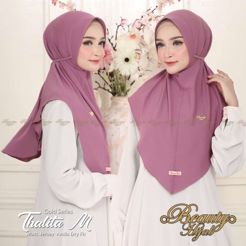 Bergo Thalita Gold Series Ori Beauty Hijab