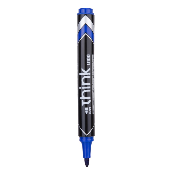 

Murah Deli EU10030 Permanent Marker/Spidol Permanen- Blue Keren