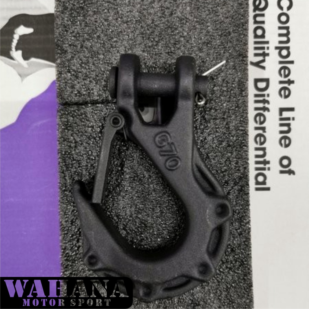 4Winch Winch Hook 3/8 Cantolan Sling Kapasitas 13000 Lbs