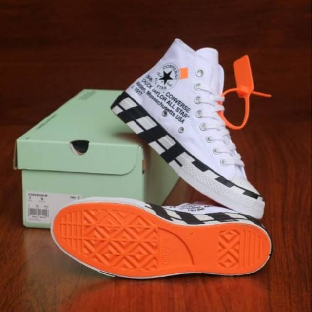 Converse High Egret X White Black