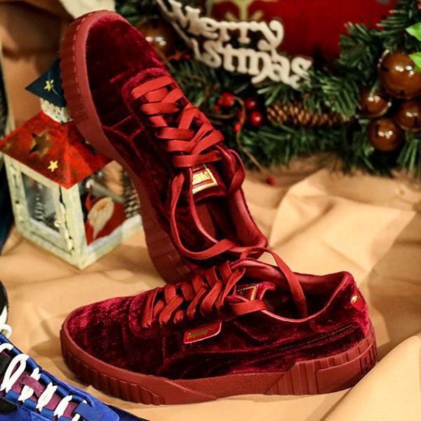 puma cali red velvet