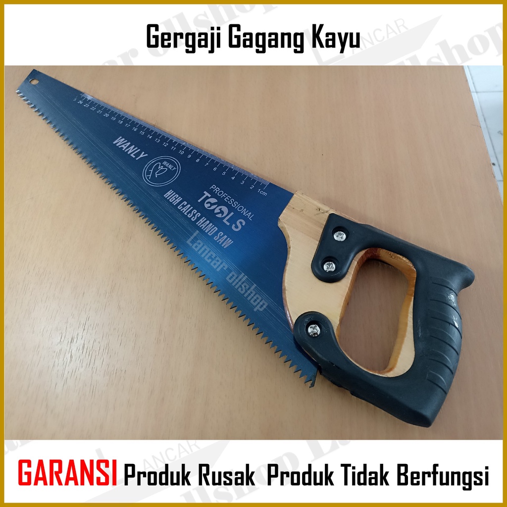 Gergaji gagang kayu 18 inch / Gergaji Kayu / Gergaji Tangan / Gergaji Tukang