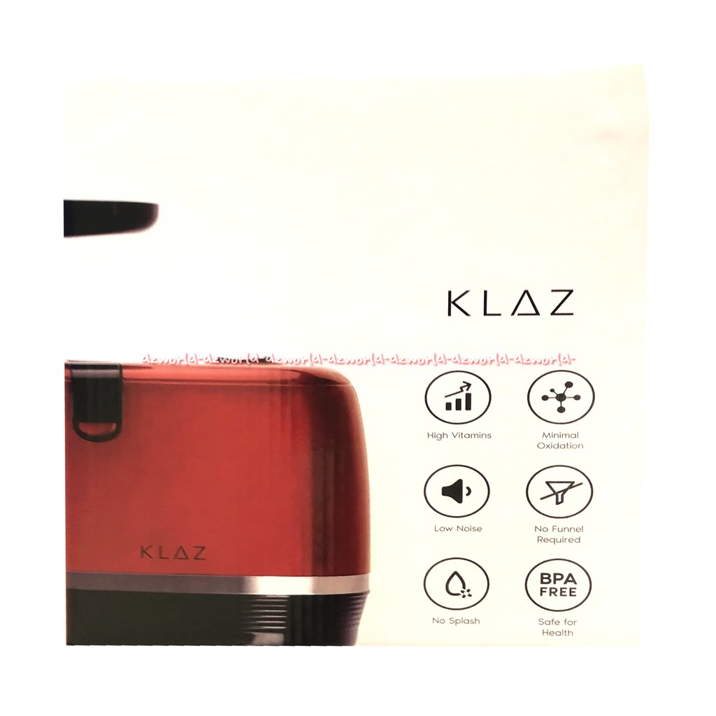 Klaz Slow Juicer Alat Mesin Pembuat Juice Buah Red Alat Mesin Jus Buah Klas