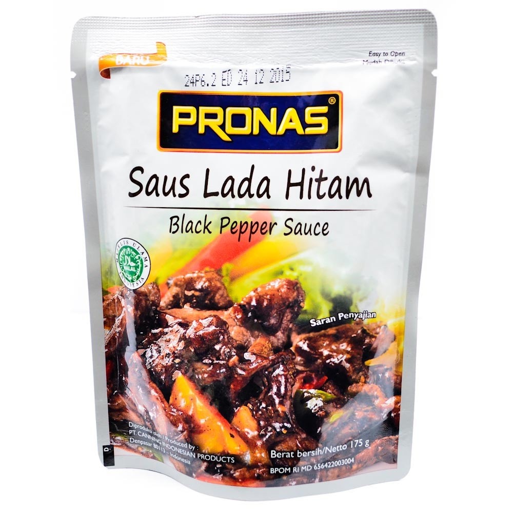 

Pronas Saus Lada Hitam Standing Pouch 175ml