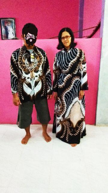 Maura Couple - Sania Ruffle Batik Couple Ori Garansi Termurah Shopee
