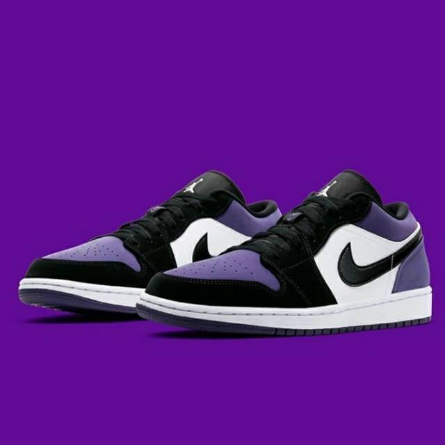 air jordan court purple low