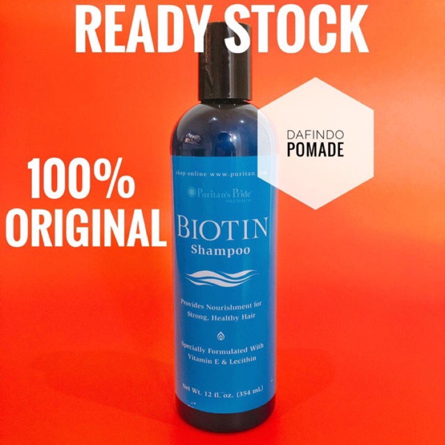 Jual Puritan's pride Biotin Shampoo 354ml (12fl oz) Made in USA