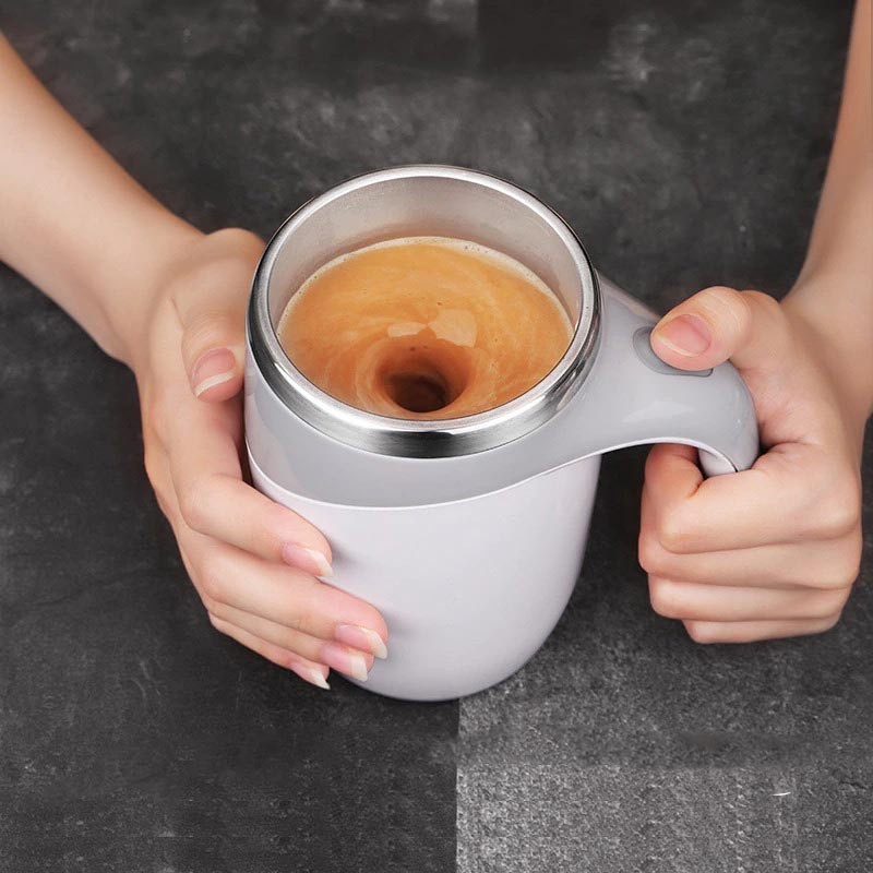 Gelas Aduk Otomatis Automatic Self-Stirring Mug 380 ml