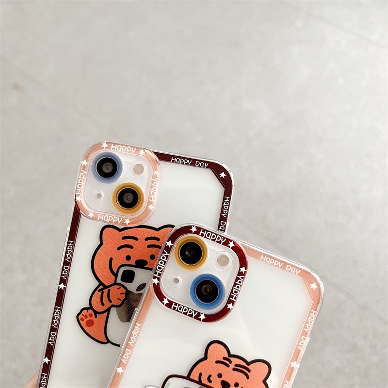 Casing Iphone 13 12 11pro Max X Xs Xr Xsmax 7 8plus Motif Mata Harimau