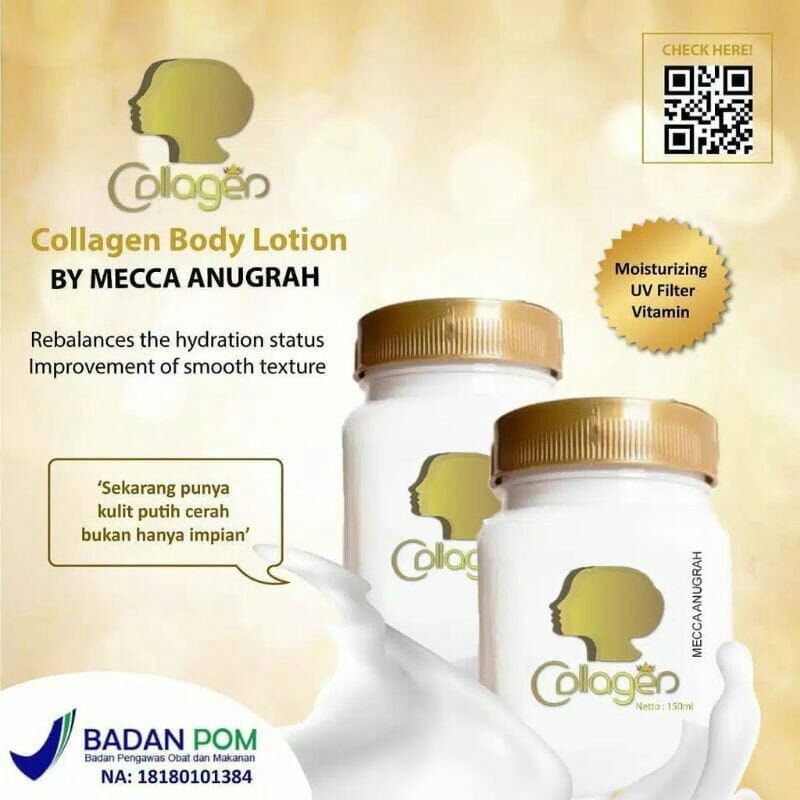 Jual Body lotion with collagen (bibit collagen bpom) Shopee Indonesia