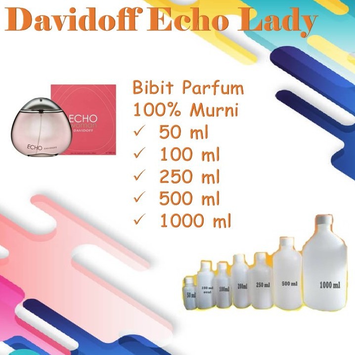 Bibit Biang Parfum Murni 100% 50 ml DAVIDOFF ECHO LADY