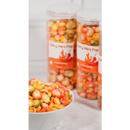 

Luwe Spicy Mini Pop Tabung Kerupuk Bawang Mini Pedas