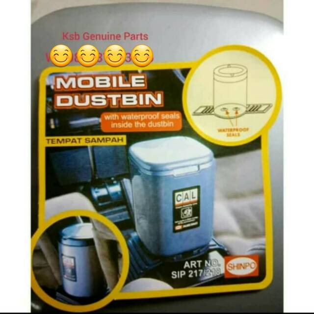 Tempat Tong Box Kotak Sampah Mobil Model Karpet Anti Slip Universal