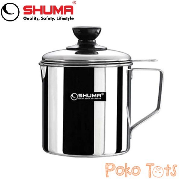 Shuma Oil Pot 0.7 Liter Tempat Penyaring Saringan Minyak Goreng / Wadah Simpan Minyak Jelantah Bekas WHS