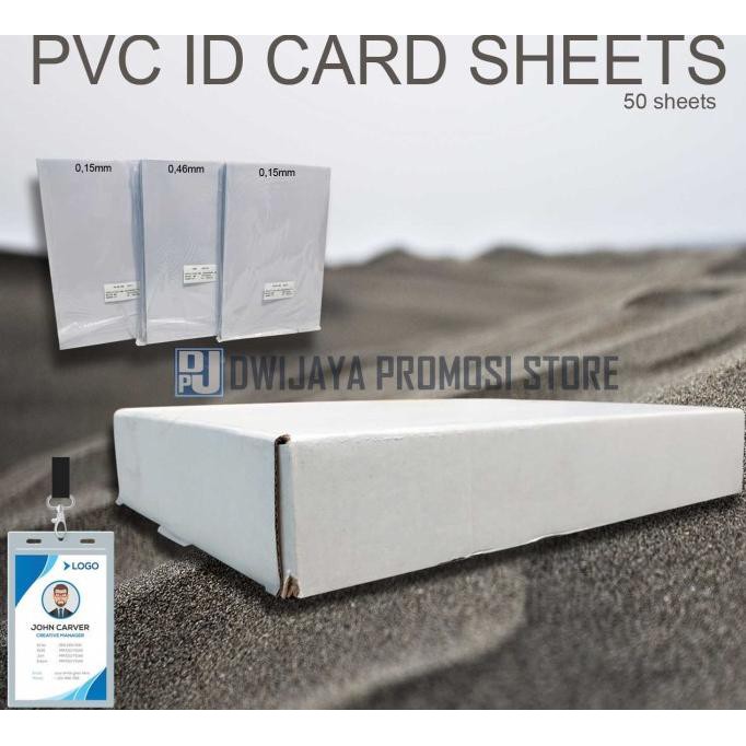 

Kertas PVC Bahan ID Card Instan 50 Sheet Merk Amanda KERTAS HVS