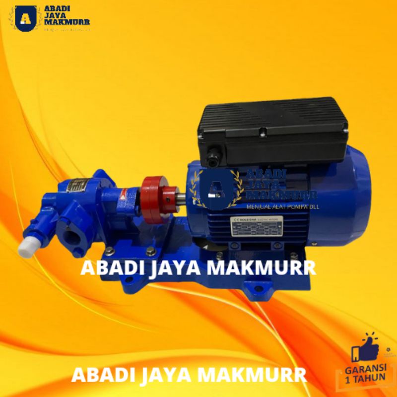 Pompa Oli Gear Pump RK 83 Liter / Permenit Merk ROTOR 2,2Kw 3HP 380V
