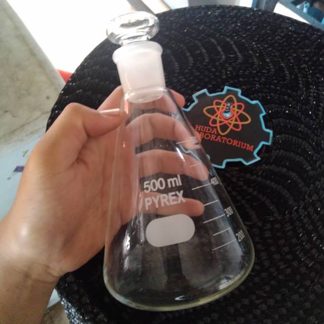 Erlenmeyer 500 ml Asah NS 29/32 PYREX