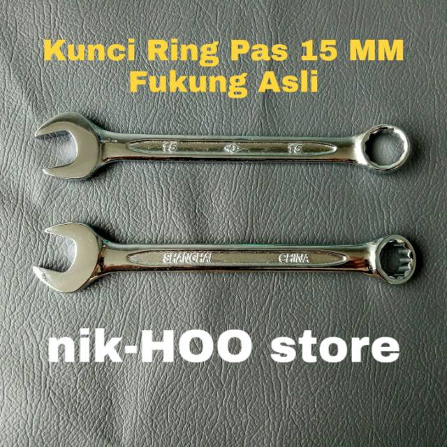 Kunci Ring Pas 15 MM Fukung / Fukung