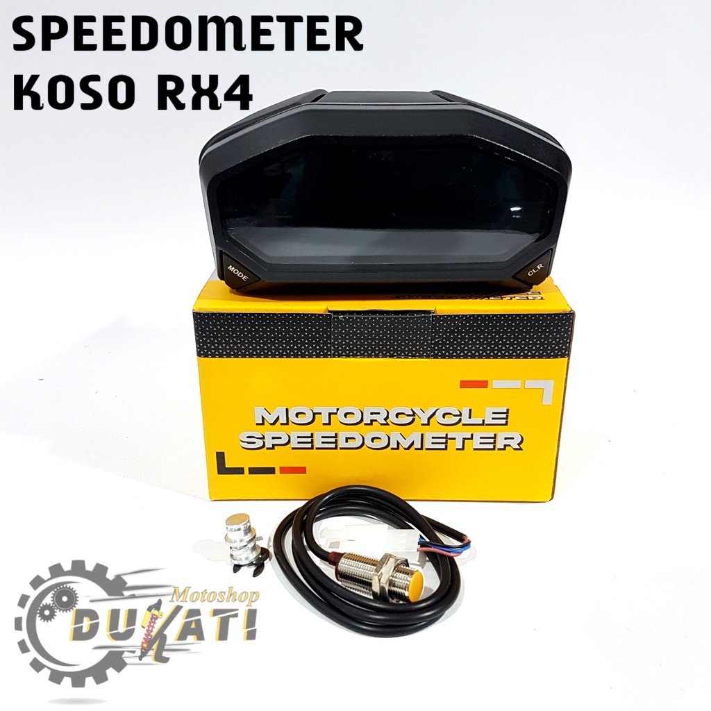 SPEDOMETER KOSO RX4 SPIDO KOSO RX4 DIGITAL