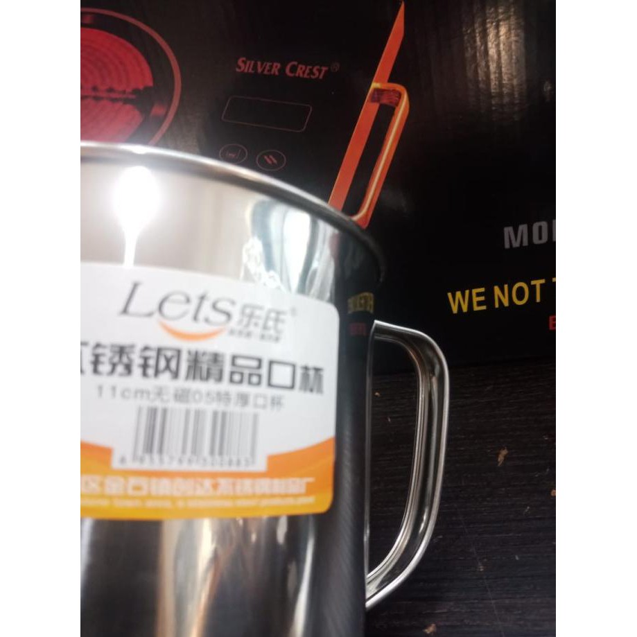 Gelas Stainless steel / Mug Stainless steel / Cangkir Stainless - 8 cm