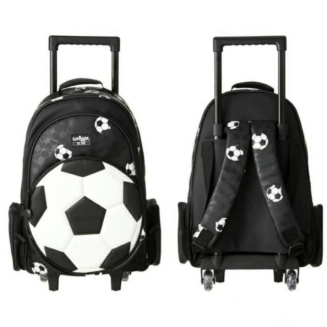 SMIGGLE GOAL TROLLEY BACKPACK WITH LIGHT UP WHEELS - TROLLEY SMIGGLE