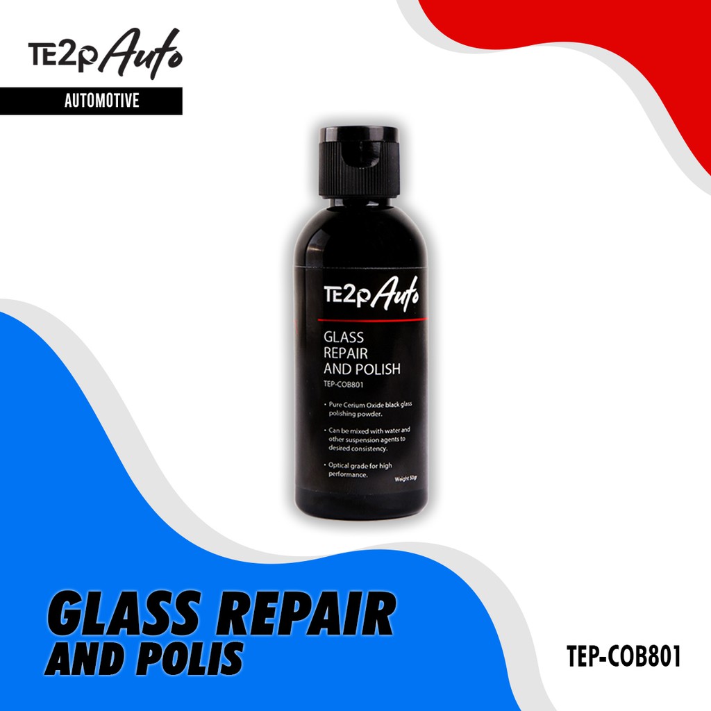 TE2P AUTO COB801 Obat Poles Jamur Baret Kaca Mobil Glass Polish Repair