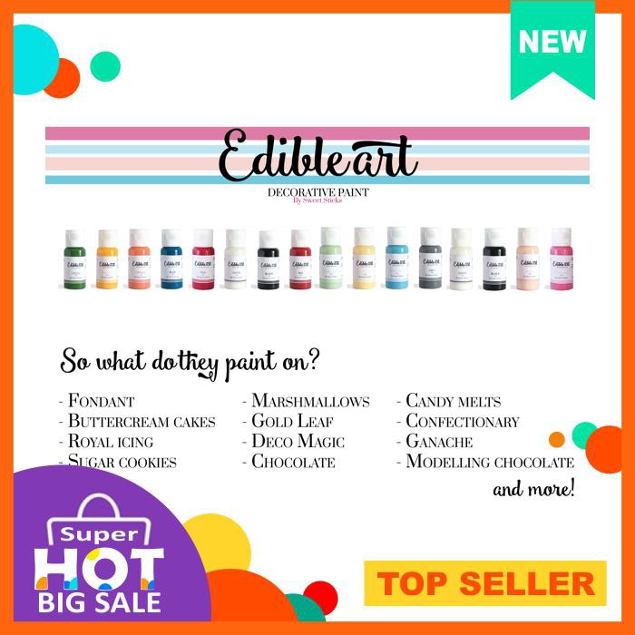 

Edible Art Paint By Sweet Sticks White