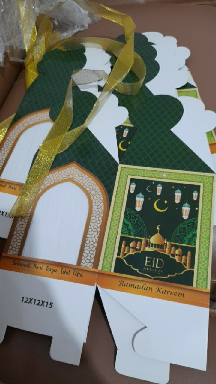 Dus Toples Kue Kering Toples Ukuran 350gr Edisi Lebaran (toples Isi 2)