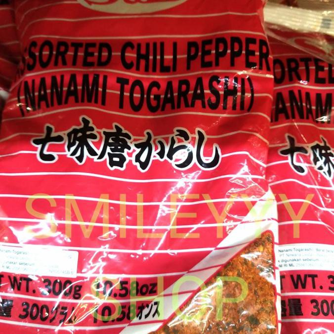

FALSH SALE S&B ASSORTED CHILI PEPPER (NANAMI TOGARASHI) 300GR ready