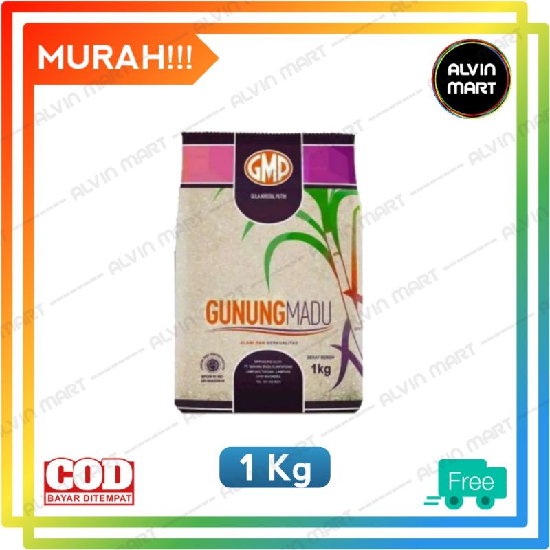 

MURAH!!! Gula Pasir GMP (GUNUNG MADU) 1 Kg