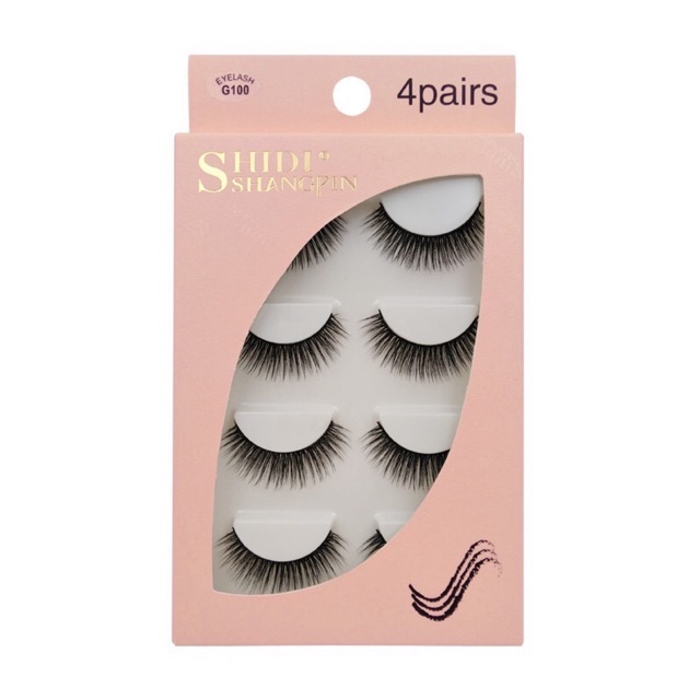 Bulu mata Palsu 3D / mink false eyelashes Shidi isi 4pasang/bulumata