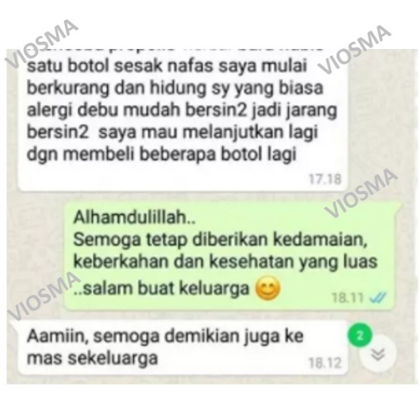 VIOSMA OBAT SEMUA GANGGUAN PERNAPASAN Terlaris Herbal Alami Ampuh Mujarab Cepat sekali menghilangkan batuk dan sesak nafas karena bronkitis, pneumonia, asma, sinusitis dan penyakit paru lainnya-3