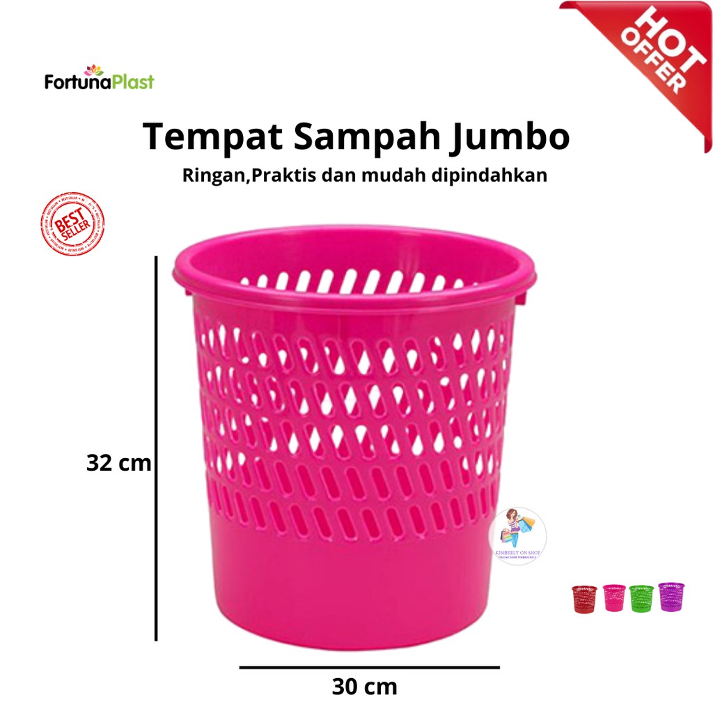 Keranjang Tempat Sampah Happy Panda Jumbo DX XL