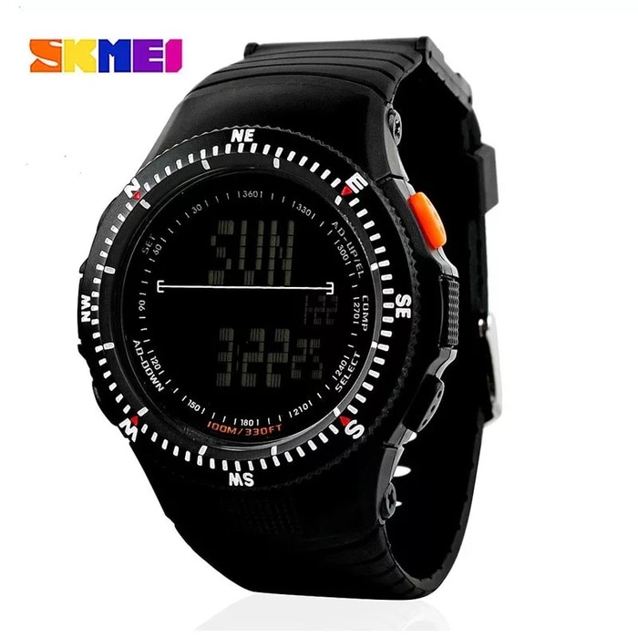 Jam Tangan Pria / SKMEI Digital 0989 Men / Jam Tangan Digital LED Original / SKMEI