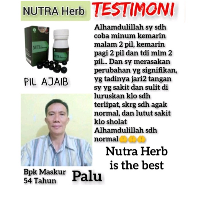 Nutra Herbs Original Netlife Pil Hitam Ajaib 1 Botol isi 30 PIL - Benku