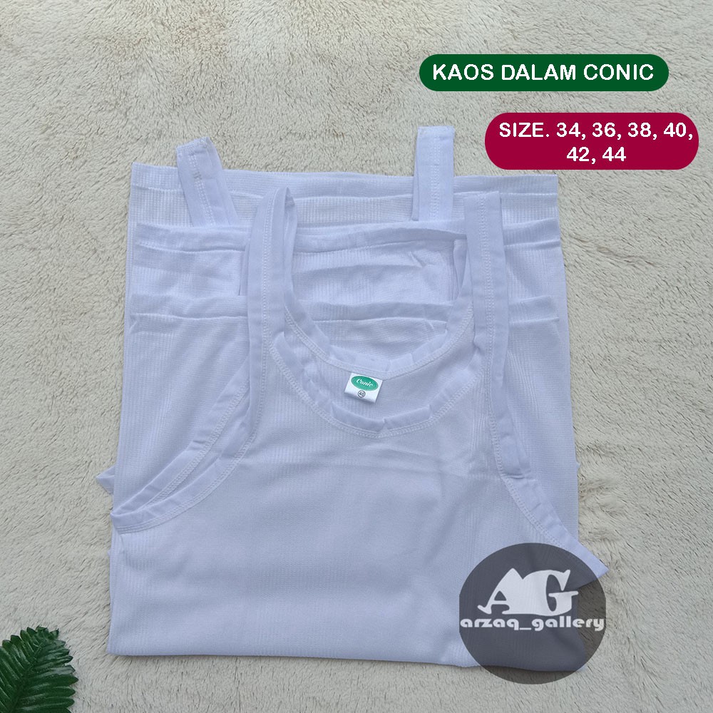 Kaos Dlam Pria Conic | kaos dalam singlet pria conic