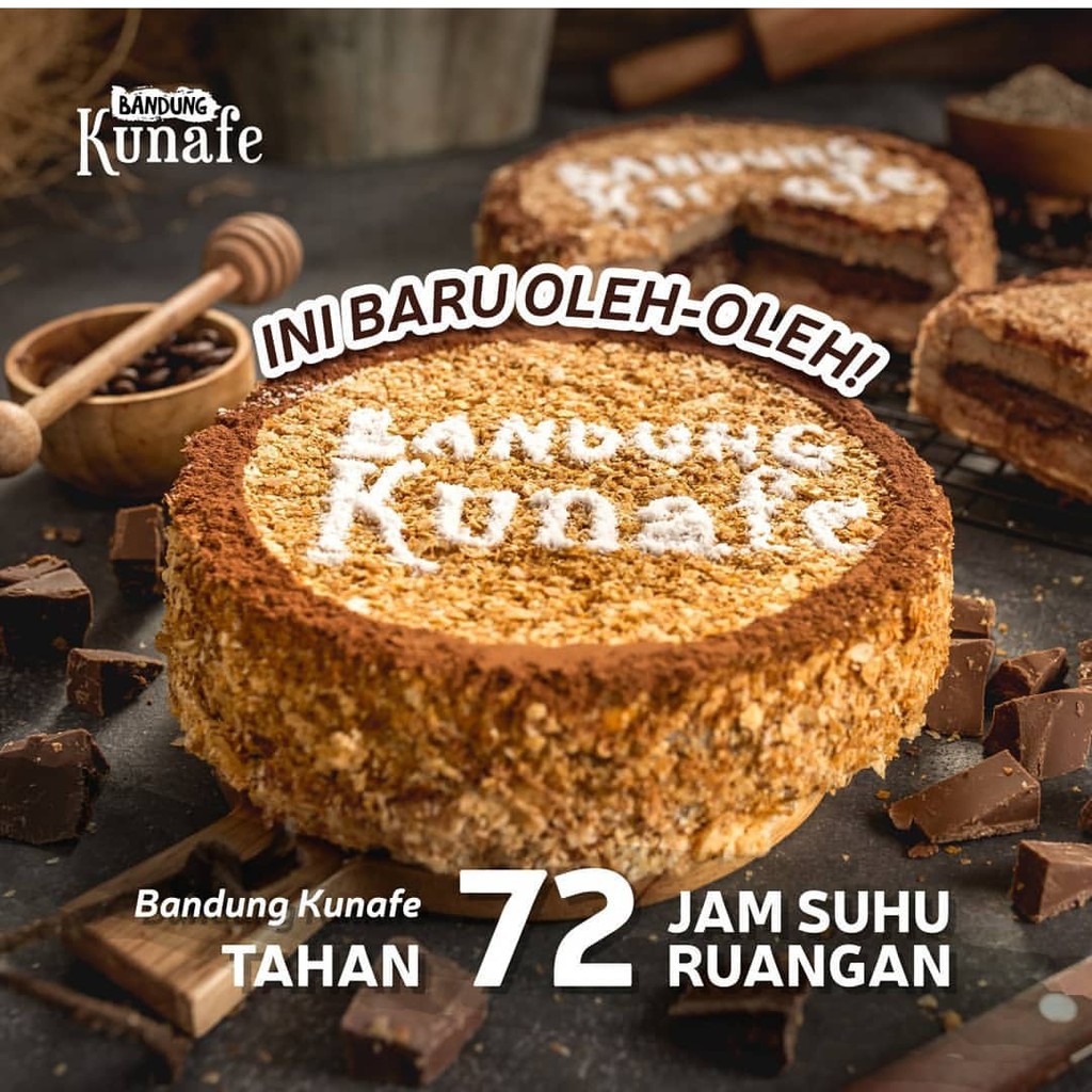 

Bandung Kunafe Kue Ananda Omesh & Irfan Hakim Termurah promo hot sale best seller oleh-oleh bolu