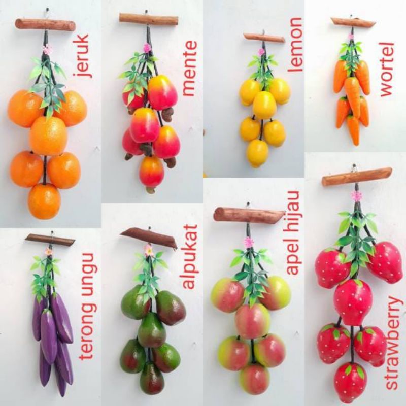 [DV] Buah Imitasi/Buah hias gantung